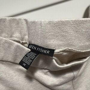 Eileen Fisher Off-White Trousers